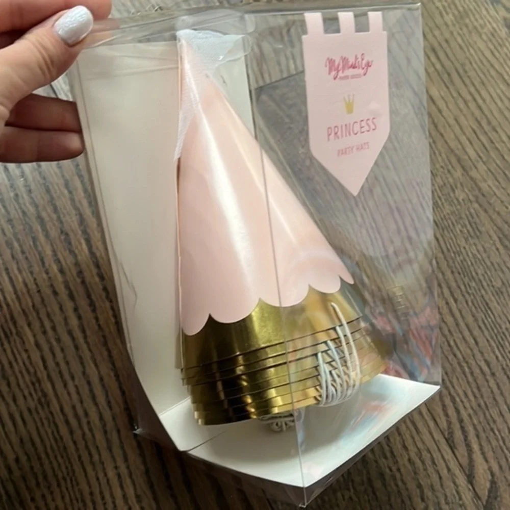 8 princess party hats girl’s birthday celebration pinterest mom with ribbon